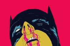 Bleeding Superhero Illustrations