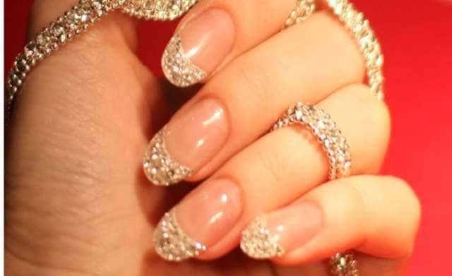 Diamond-Studded Nails
