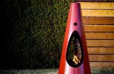 Conical Freestanding Fireplaces