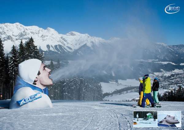 Snow-Blowing Sculptures