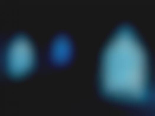 Blue Illuminating Bottles