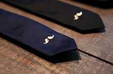 Elegant Mustache Neckties