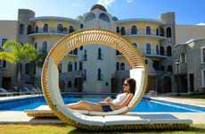 Snail-Like Outdoor Seating