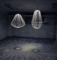 Wooden Caged Chandeliers Image 5