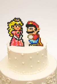Geeky Gamer Cake Toppers