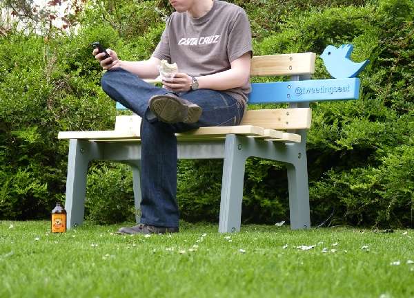 Twitterific Park Benches