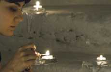 Elegantly Frozen Candles