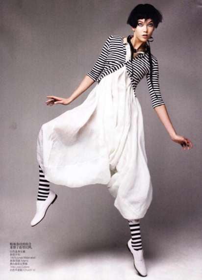 Playful Pantomime Fashion
