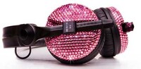 Pink Swarovski Headphones
