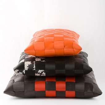 Recycled Seatbelts as Hammocks And Pillows
