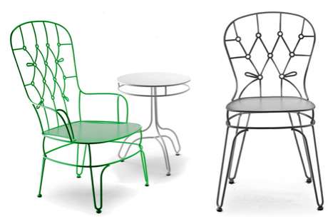 Wire Quilt Lawn Chairs