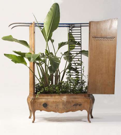 Recycled Furniture Planters