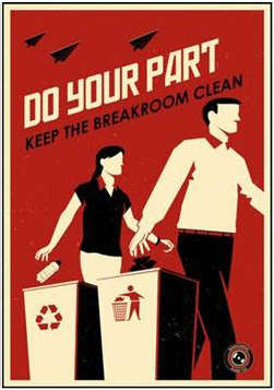 Communist-Inspired Etiquette Art