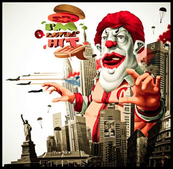 Monstrous Pop Icon Illustrations