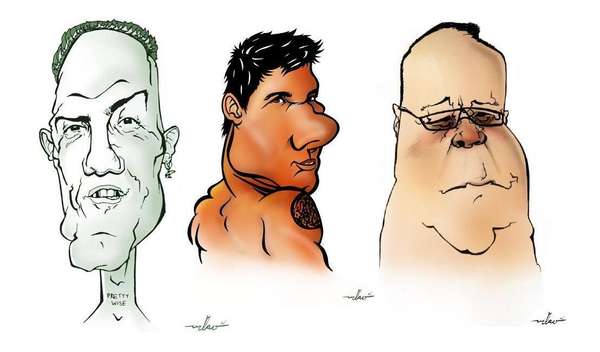 Emotional Celeb Caricatures