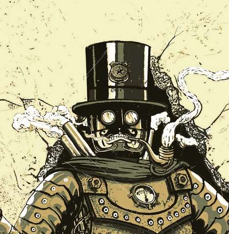 Mechanical Monster Illustrations