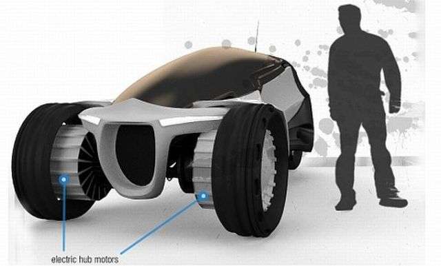Sun-Shielding Pod Cars
