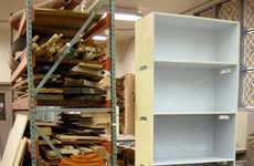 Clever Color Swatch Shelving