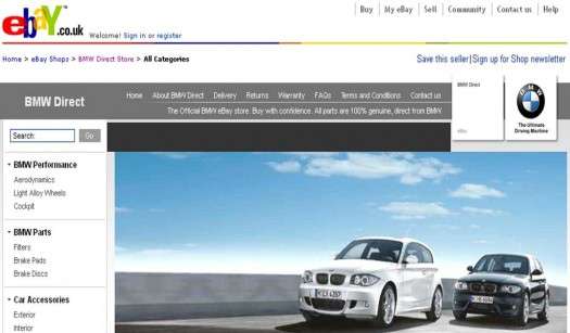 eBay Auto Shops