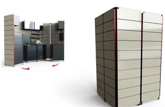Convertible Cubicle Kitchenettes