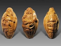 Puny Peach Pit Sculptures Image 2