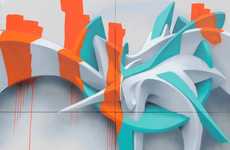 Dripping 3-D Graffiti