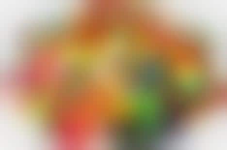Vibrantly Blurry Umbrellas