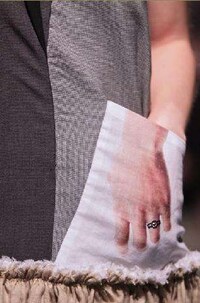 Faux See-Through Fashion Image 3