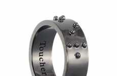 Silver Braille Bands