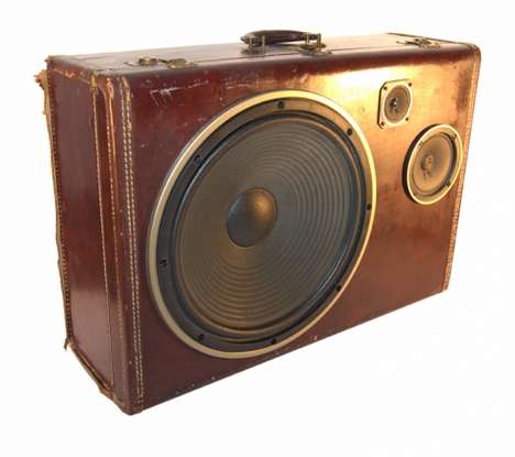 Vintage Suitcase Speakers