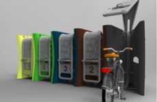 Vertical Bike Lockers