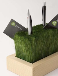 Grassy Desktop Organizers Image 3