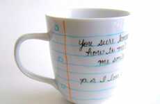 Handwritten Cup Designs