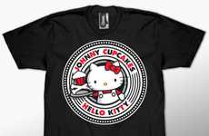 Feline Culinary-Inspired Tees