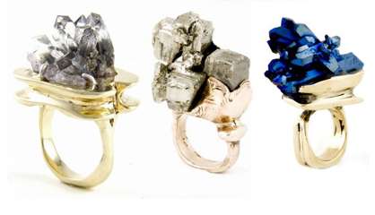 Raw Gem Rings