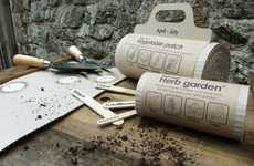 Cardboard Herb Gardens