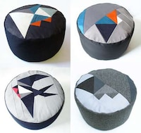 Geometry-Inspired Ottomans Image 3