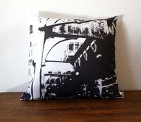 Cityscape Silhouette Cushions Image 2