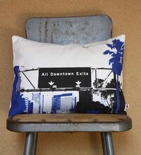 Cityscape Silhouette Cushions Image 4