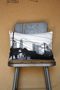 Cityscape Silhouette Cushions Image 5