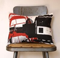 Cityscape Silhouette Cushions Image 7