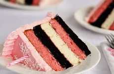 Sweet Tricolor Cakes