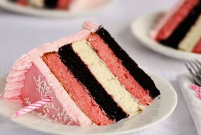 Sweet Tricolor Cakes