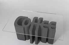 Typographic Coffee Tables