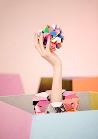 Kaleidoscopic Origami Fashions Image 8