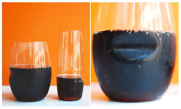 Notched Wine Glasses