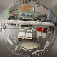 Abstract Airplane Art