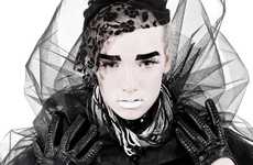 Cartoonish Sharpie Eyebrows