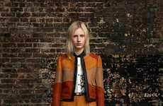 Swirling Sunset-Hued Fashion