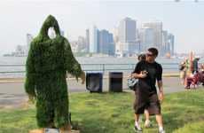 Grassy Sasquach Sculptures